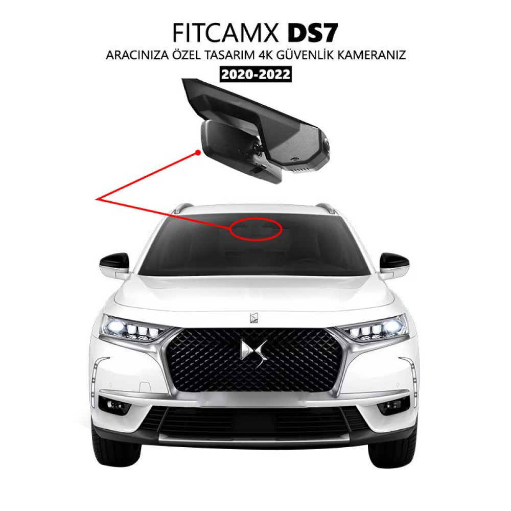 DS7 Modele Özel 4K Araç Kamerası (2020-2023)