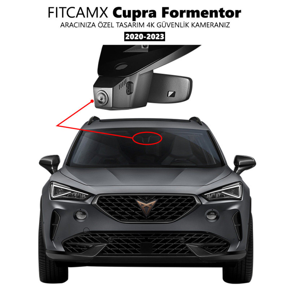Cupra Formentor Modele Özel 4K Araç Kamerası (2020-2023)