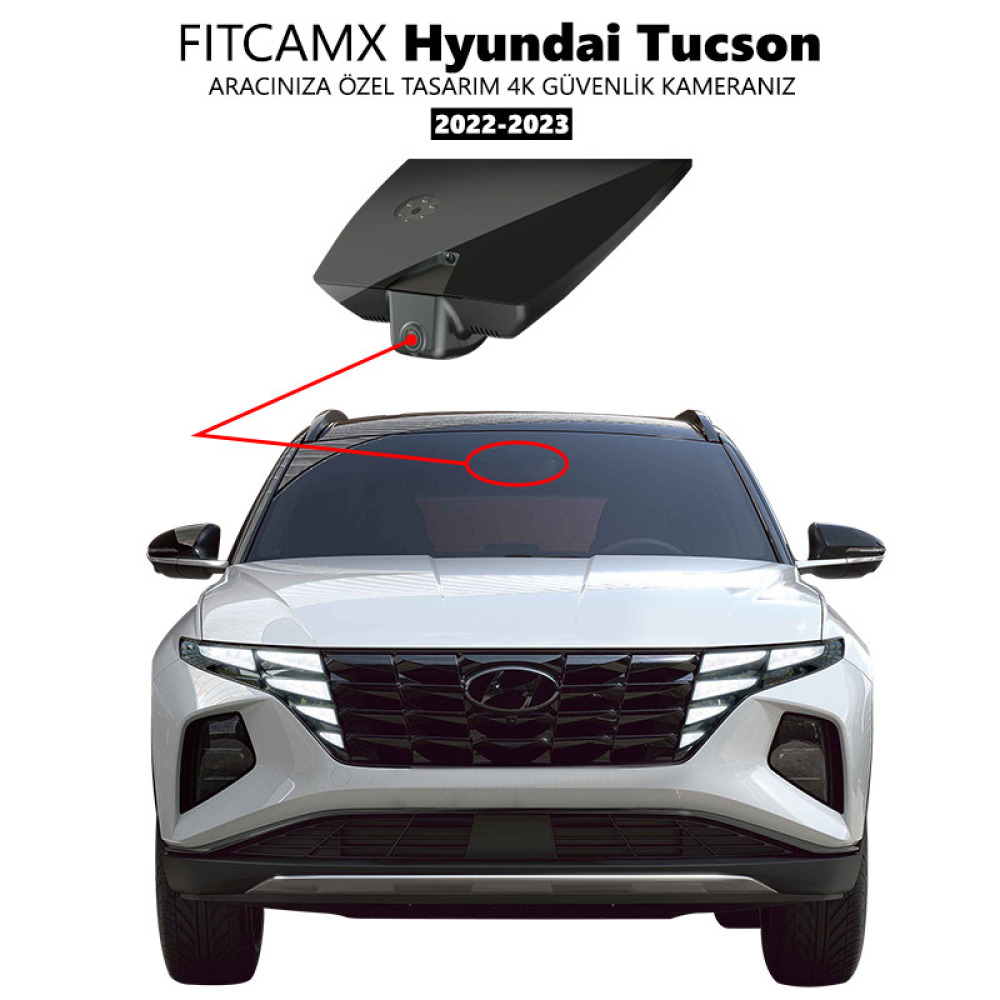Hyundai Tucson Modele Özel 4K Araç Kamerası (2022-2023)
