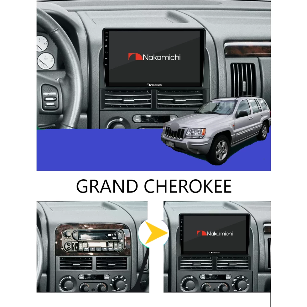 Jeep Grand Cherokee (1998-2004) | Android Multimedya Navigasyon Sistemi