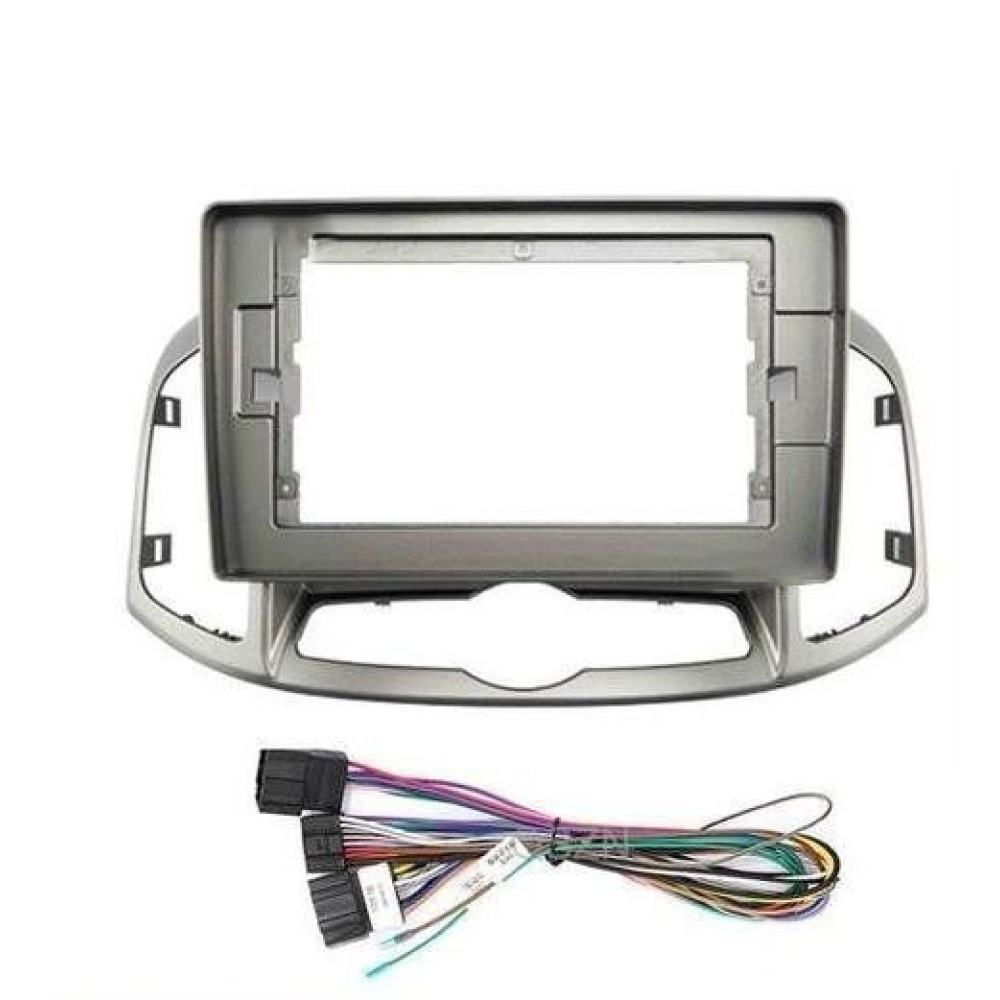 Chevrolet Captiva (2008-2012) 10.1 İnç Multimedya Panel Çerçevesi (Koyu Gri)