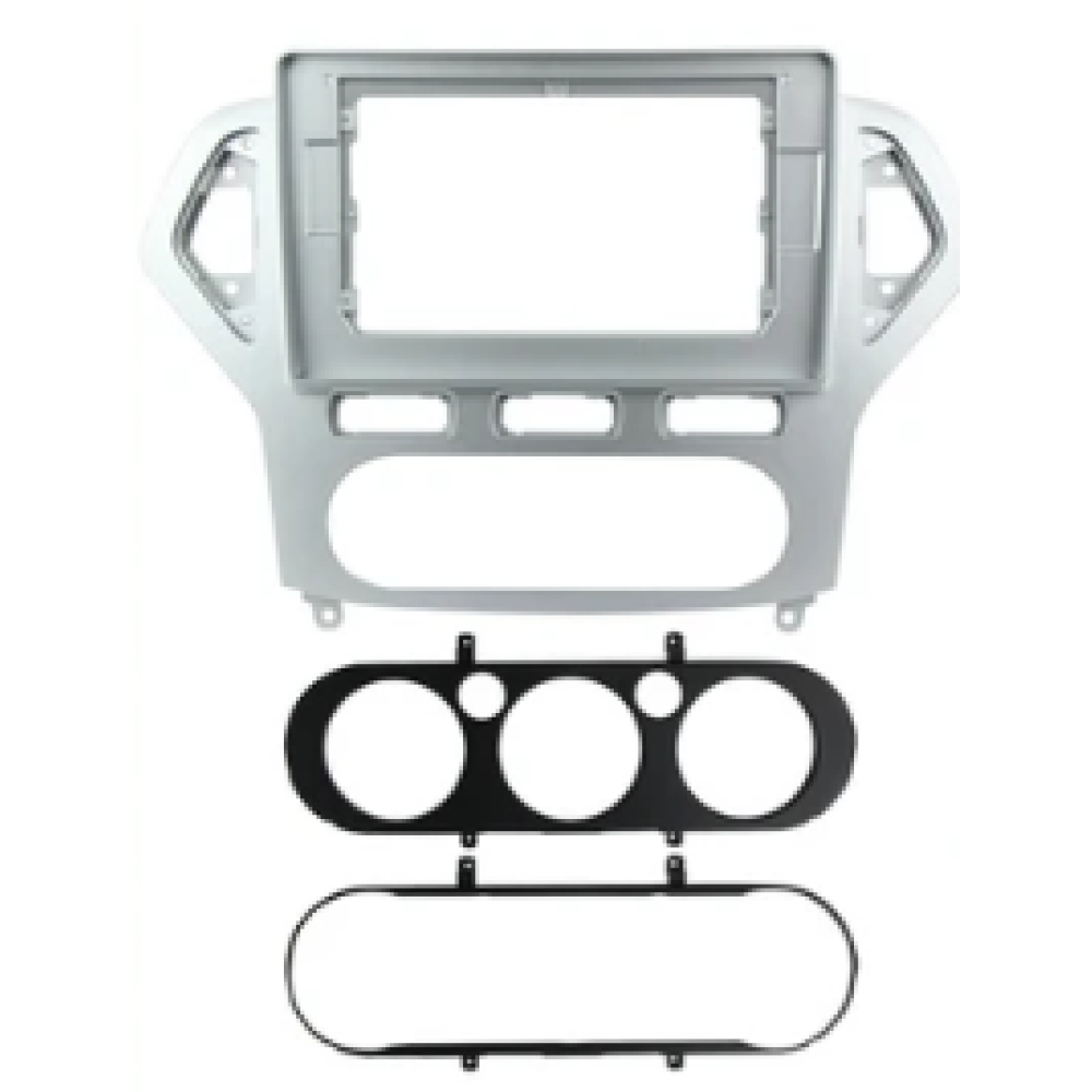 Ford Mondeo (2007-2010) 10 İnç Gümüş Multimedya Panel Çerçevesi