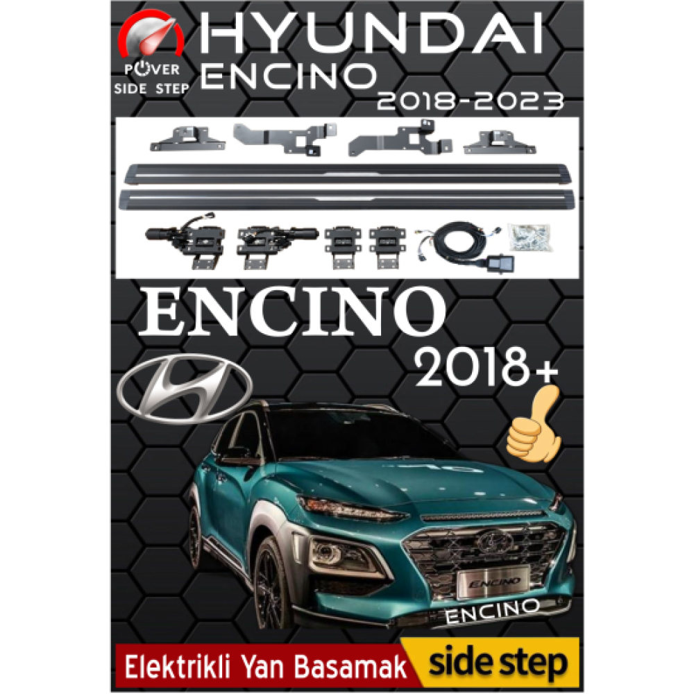 Hyundai Encino Elektrikli Yan Basamak 2018-2023