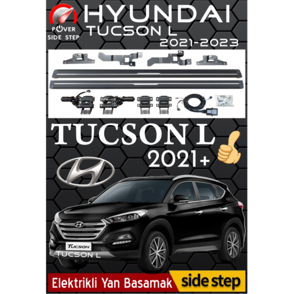 Hyundai Tucson L Elektrikli Yan Basamak 2021-2023