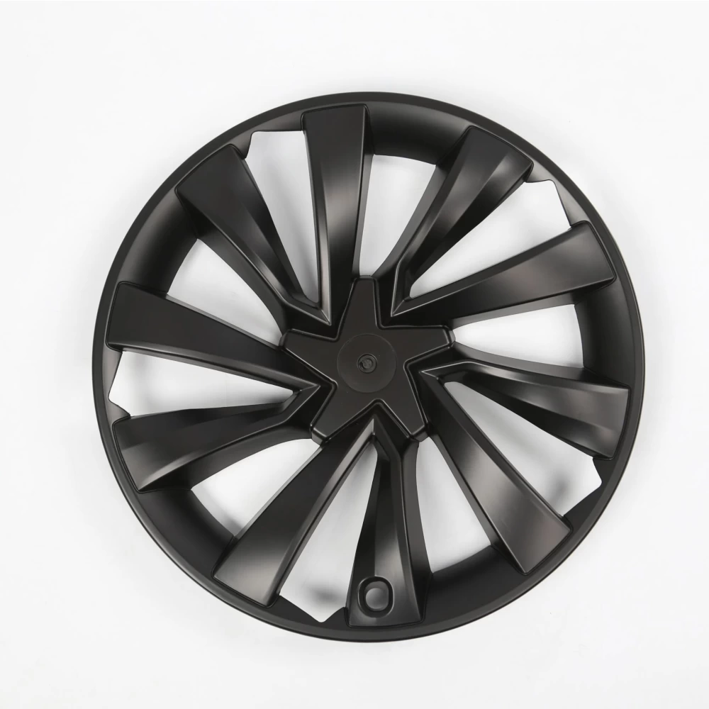 Tesla Model Y Juniper 2025 – 19 İnç Jant Kapağı V4 Mat Siyah (4’lü Set)