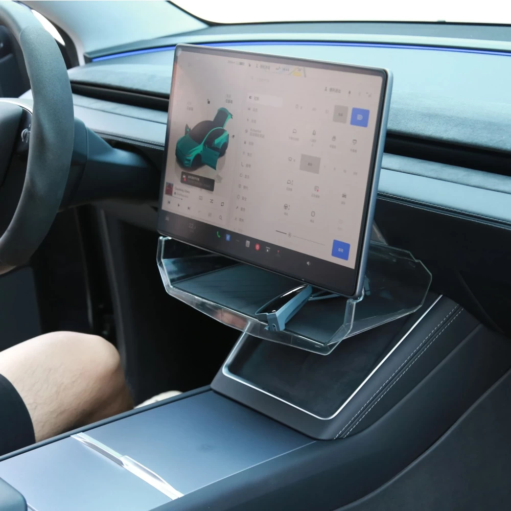 Tesla Model Y Juniper 2025 – Ana Gösterge Ekran Altı Saklama Kabı (Özel Tasarım)