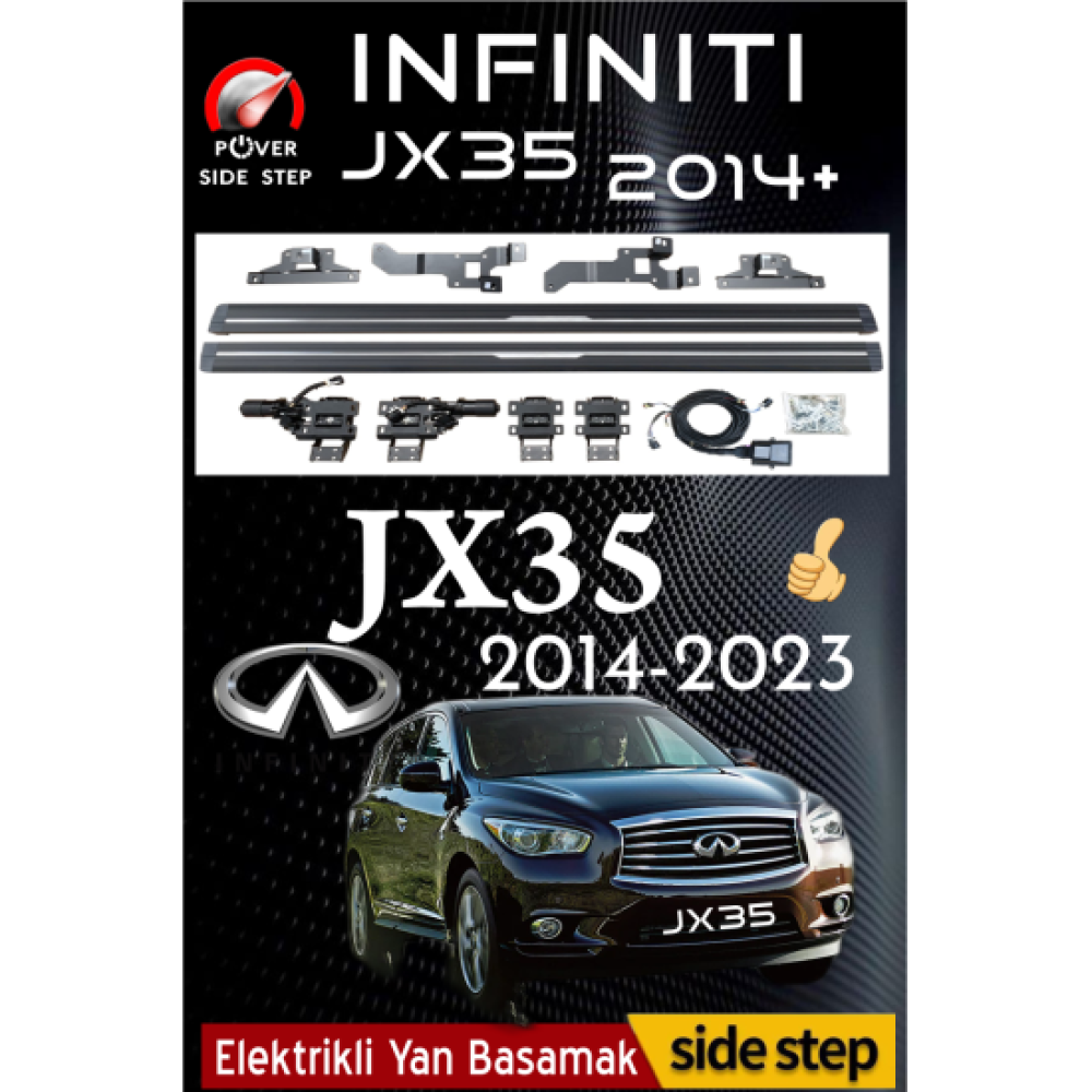 Infiniti JX35 Elektrikli Yan Basamak 2014-2023