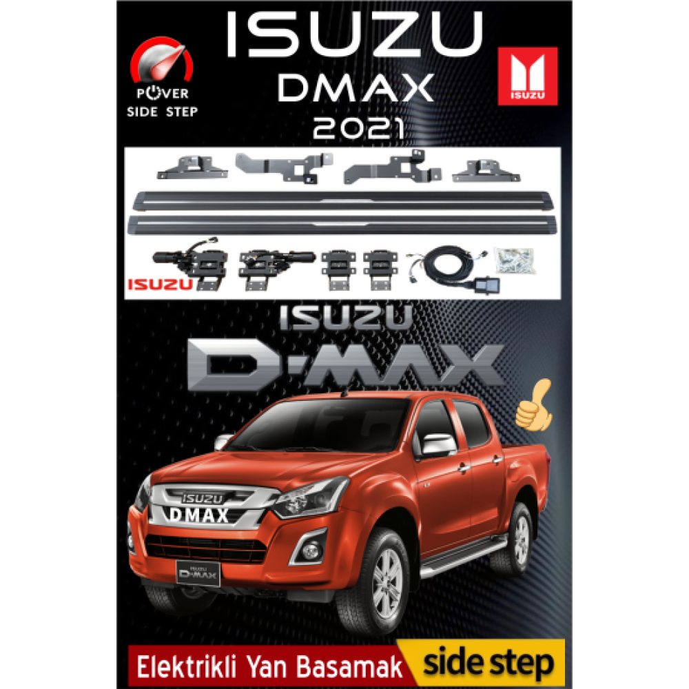 Isuzu Dmax Elektrikli Yan Basamak 2021