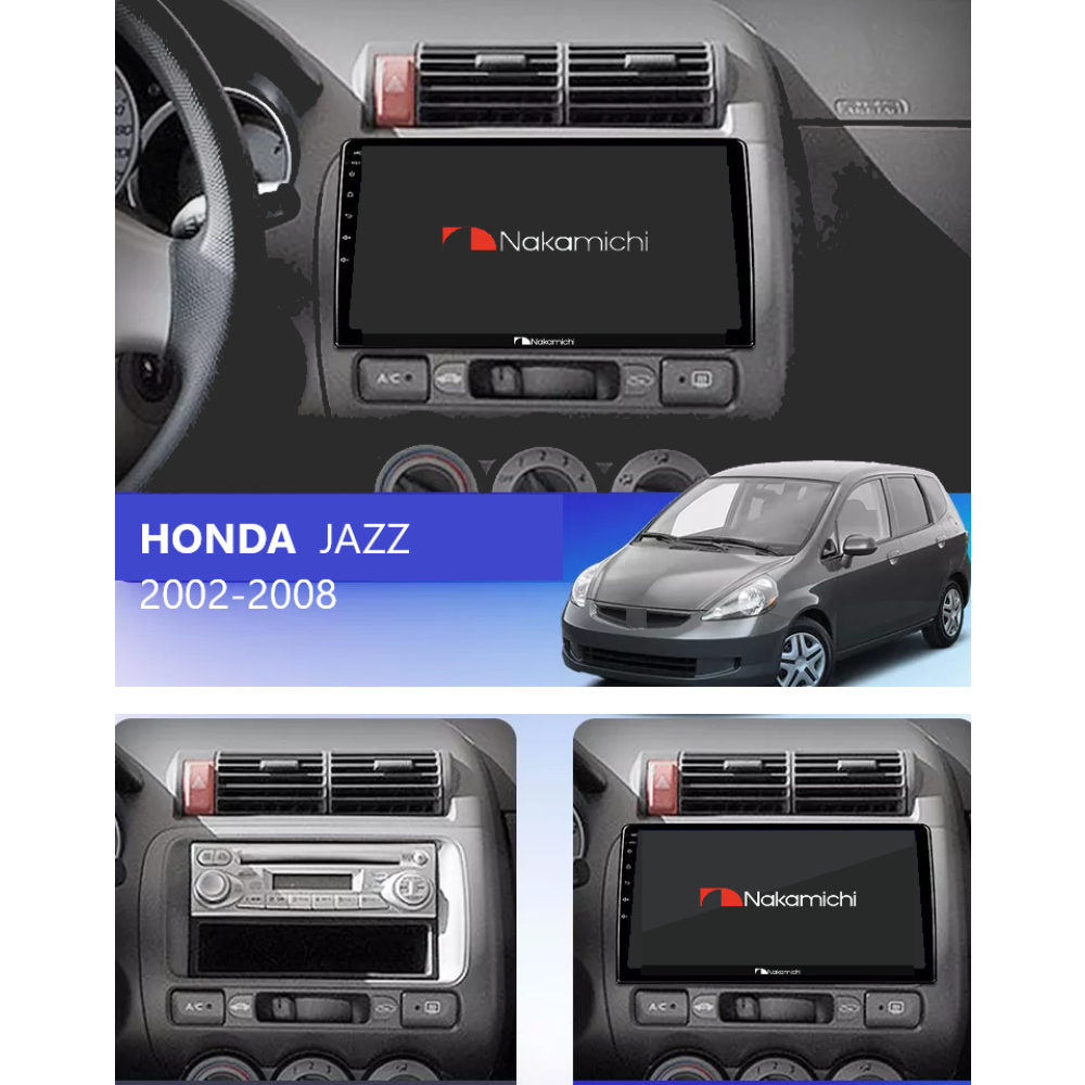 Honda Jazz (2002-2008) | 2+32GB | Uyumlu Android Multimedya Navigasyon Sistemi