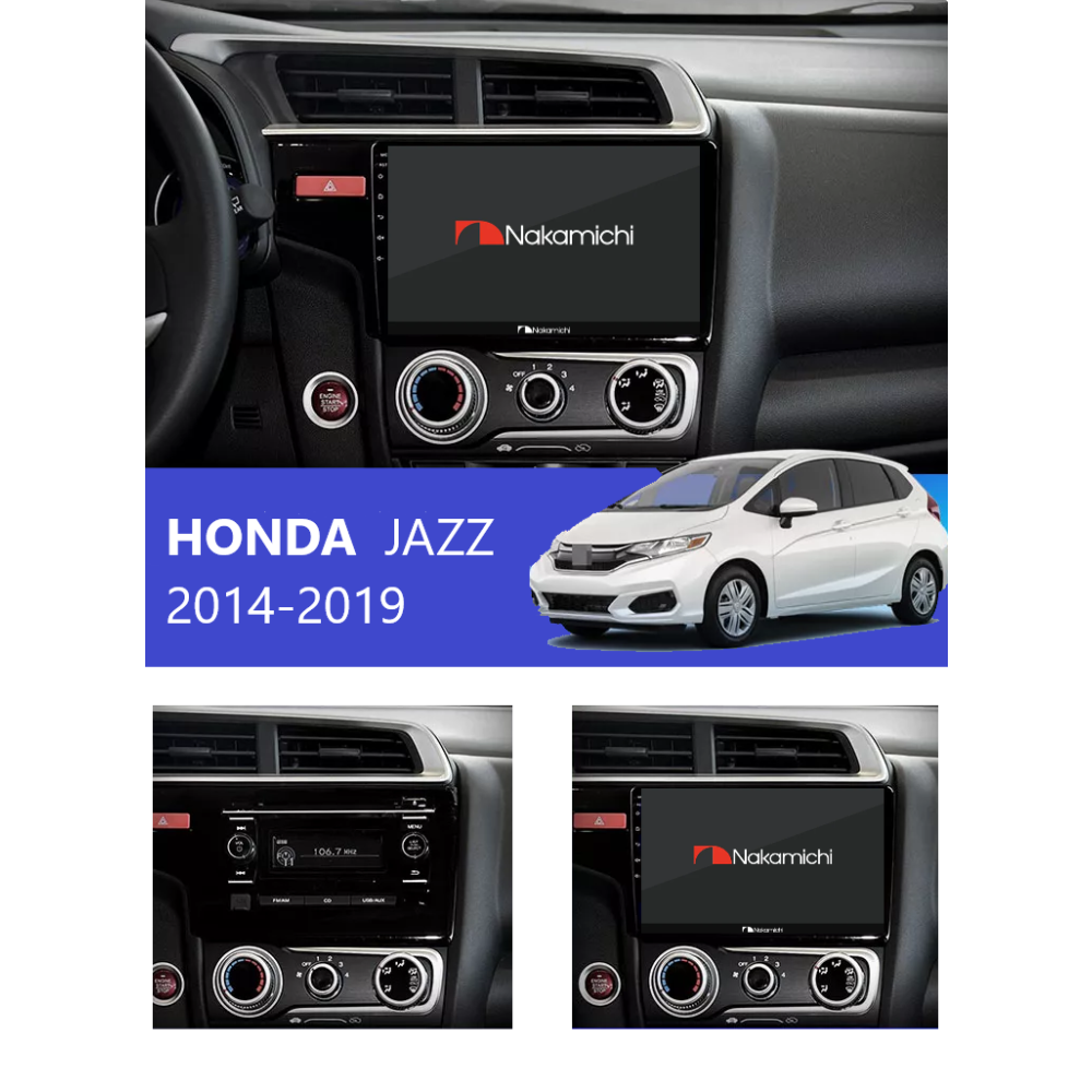 Honda Jazz 2014-2019 Uyumlu Android Multimedya Navigasyon Sistemi