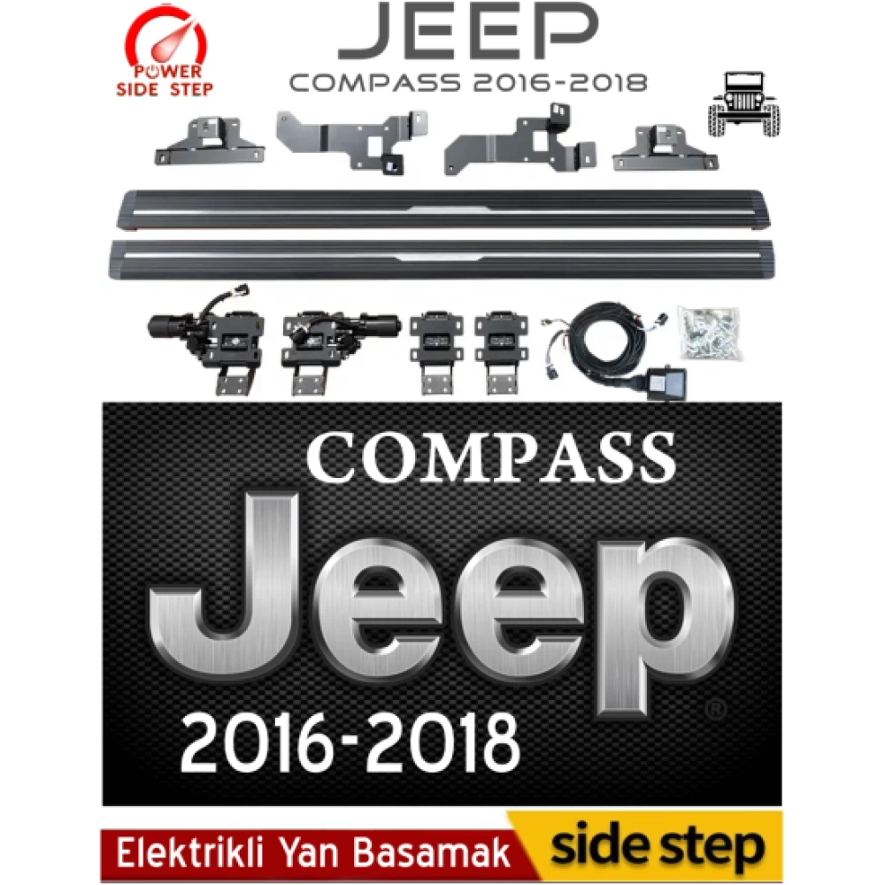Jeep Compass Elektrikli Yan Basamak 2016-2020 