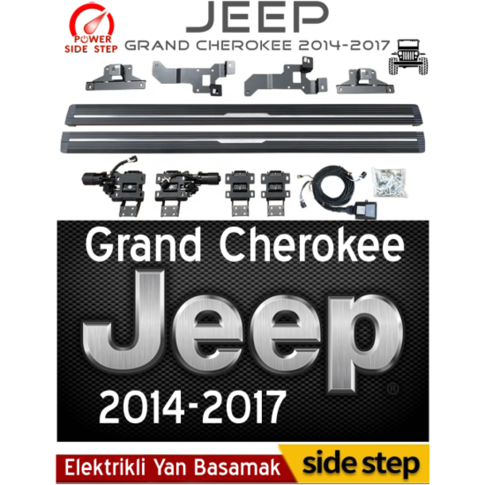 Jeep Grand Cherokee Elektrikli Yan Basamak 2014-2017