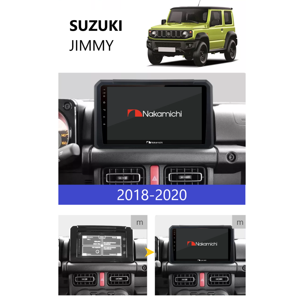 Suzuki Jimny (2018-2020) | Android Multimedya Navigasyon Sistemi
