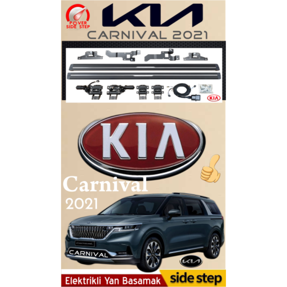 Kia Carnival Elektrikli Yan Basamak 2021