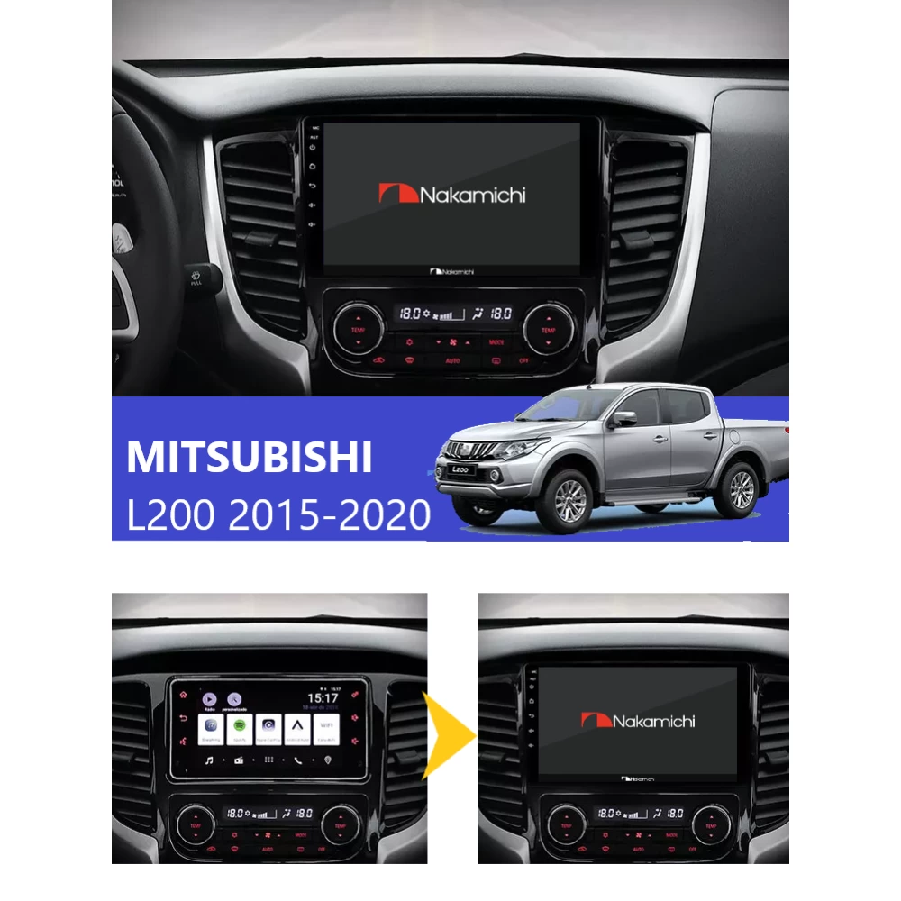 Mitsubishi L200 (2015-2020) | Android Multimedya Navigasyon Sistemi