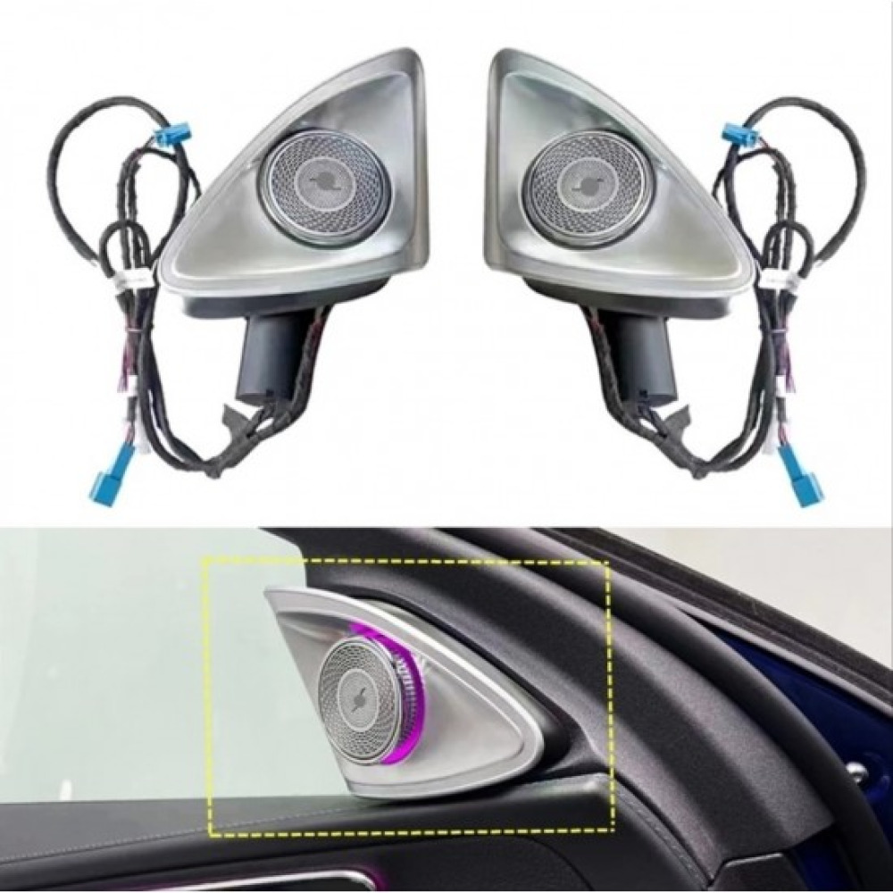 MERCEDES W206 C 2022+ 64 COLOR 3D TWEETER