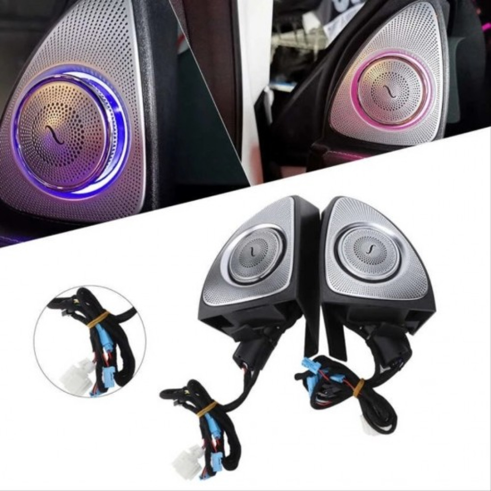 Mercedes W222 S 64 Renk 3D Atmosfer Ambians Motorlu Led Işıklı Tweeter