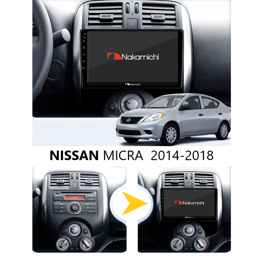 Nissan Micra (2014-2018) | Android Multimedya Navigasyon Sistemi