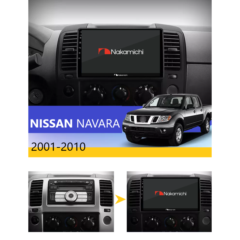 Nissan Navara (2001-2010) | Android Multimedya Navigasyon Sistemi