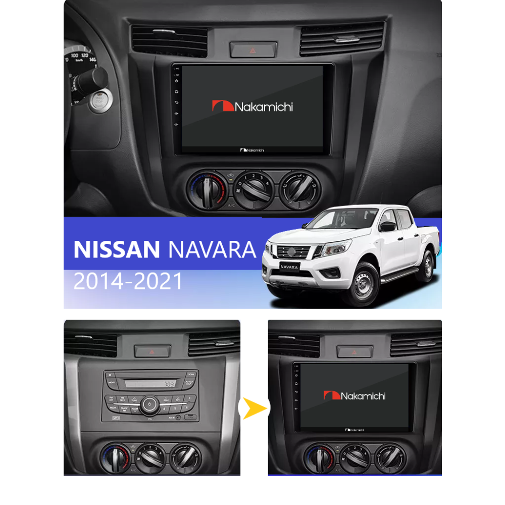 Nissan Navara (2014-2021) | Android Multimedya Navigasyon Sistemi