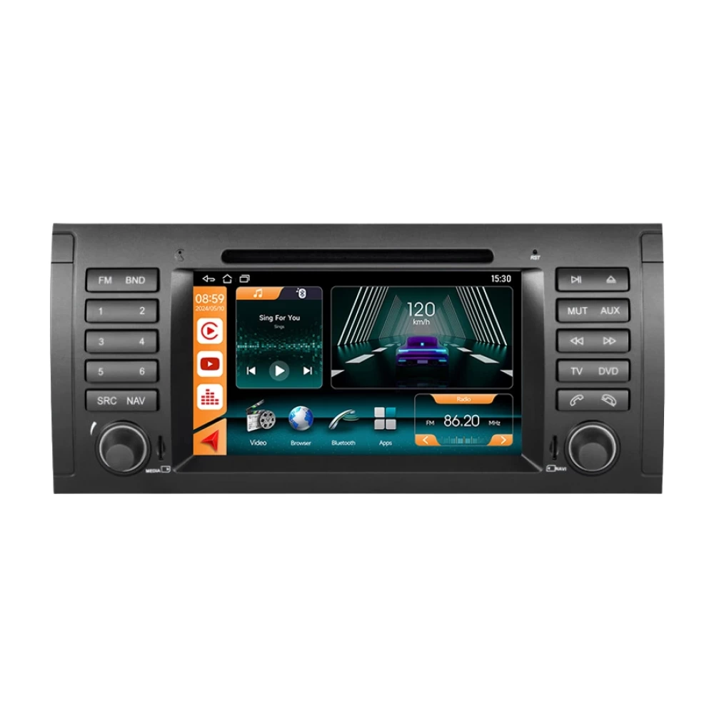 BMW 5 Serisi (1996-1997-1998-1999-2000-2001-2002-2003-2004) E39 Kasa 7 İnç Android Multimedya & Navigasyon Sistemi