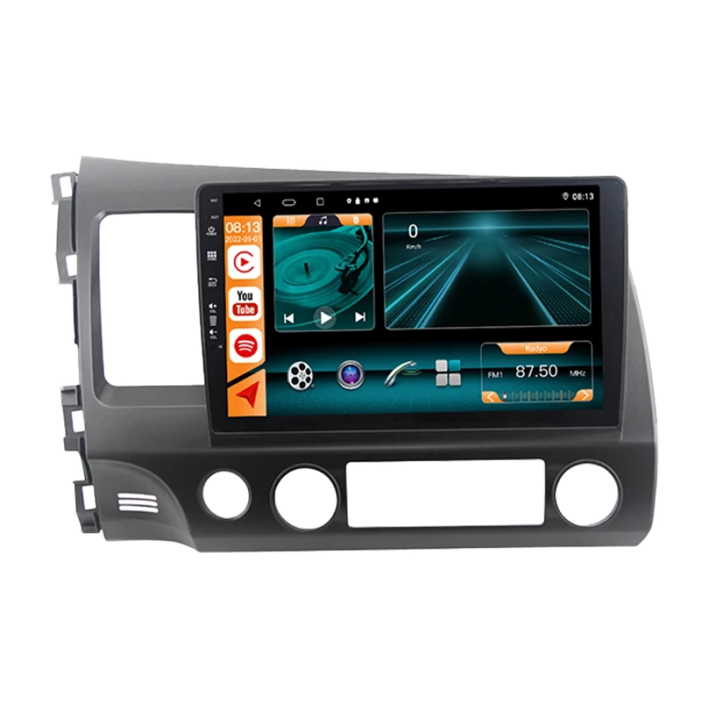 Honda Civic FD6 (2006-2012) 10 İnç Android Multimedya & Navigasyon Sistemi