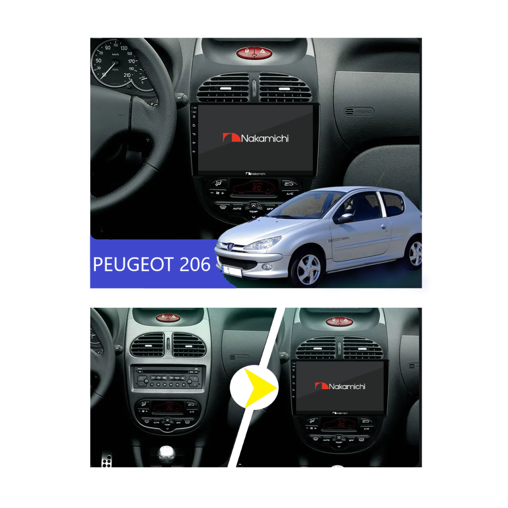 Peugeot 206 (1998-2012) | Android Multimedya Navigasyon Sistemi