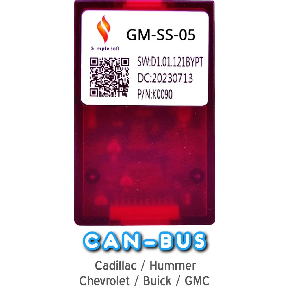 Chevrolet 2007-2013 / Buick / GMC / Cadillac / Hummer araçları için Audio Navigasyon CanBus Kutusu-GM-SS-05