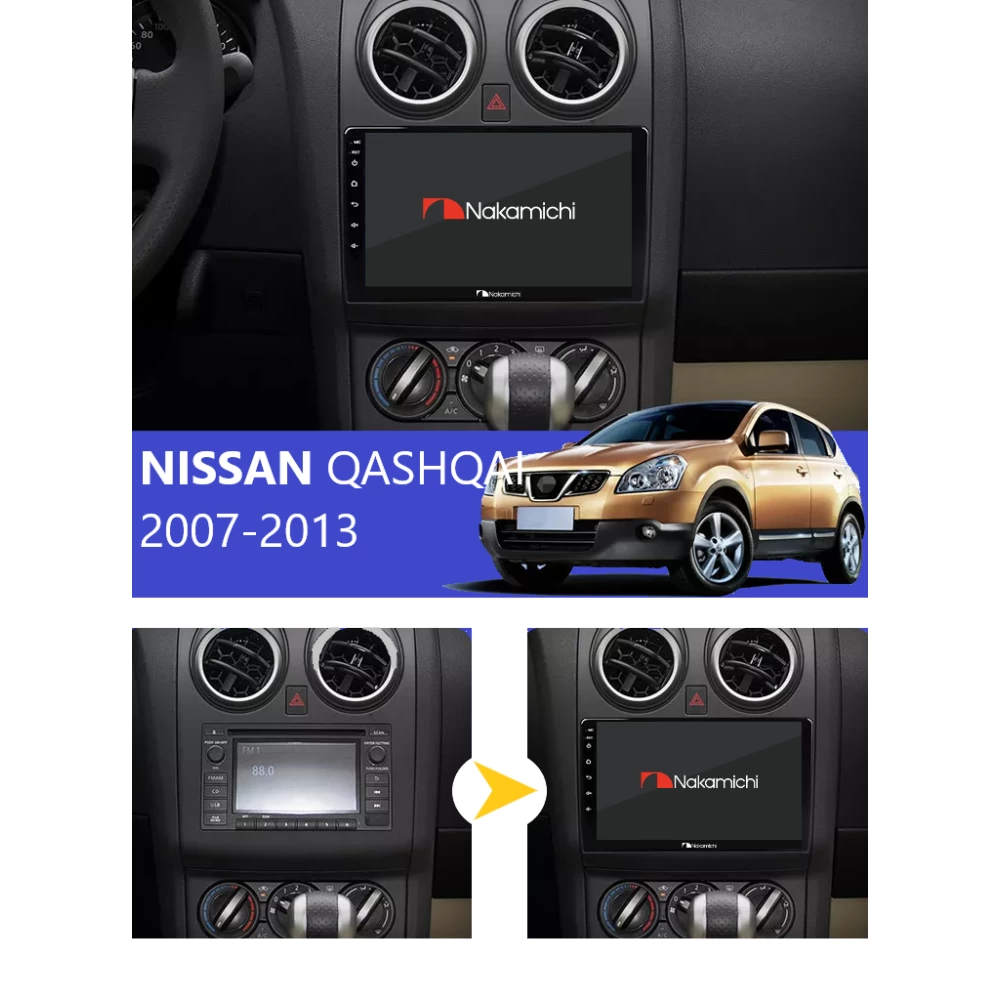 Nissan Qashqai (2007-2013) | Android 11 Multimedya ve Navigasyon Sistemi