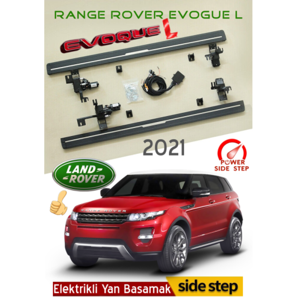 Range Rover Evoque L Elektrikli Yan Basamak 2021