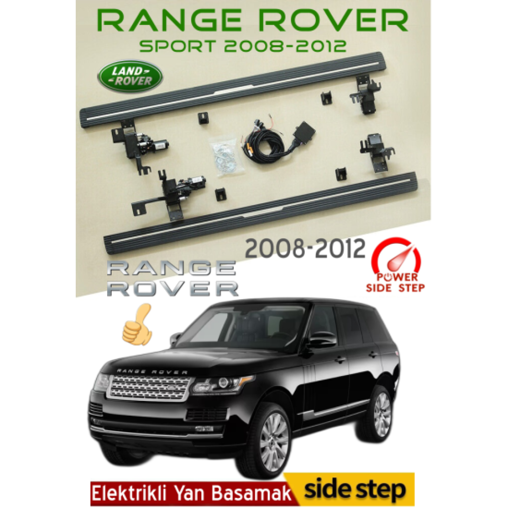 Range Rover Sport Elektrikli Yan Basamak 2008-2012