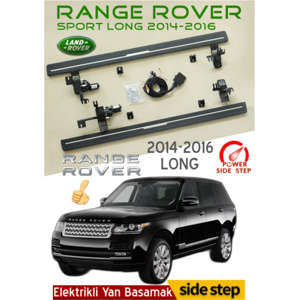 Range Rover Sport Long Elektrikli Yan Basamak 2014-2016