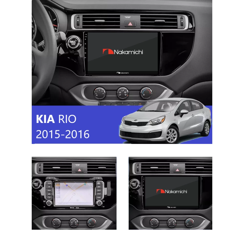 Kia Rio (2015-2016) | Android Multimedya Navigasyon Sistemi (2GB RAM / 32GB ROM)