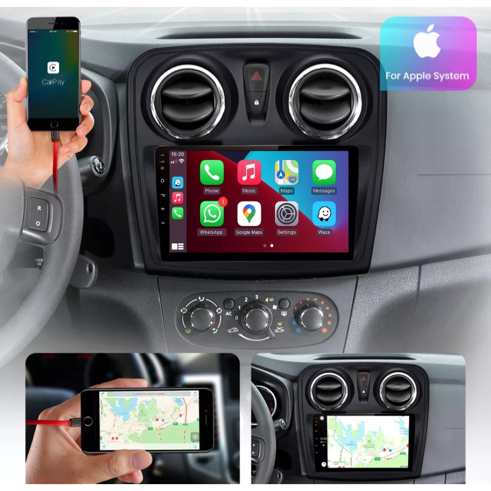 Dacia Sandero (2013-2020) Uyumlu Android Multimedya Navigasyon Sistemi
