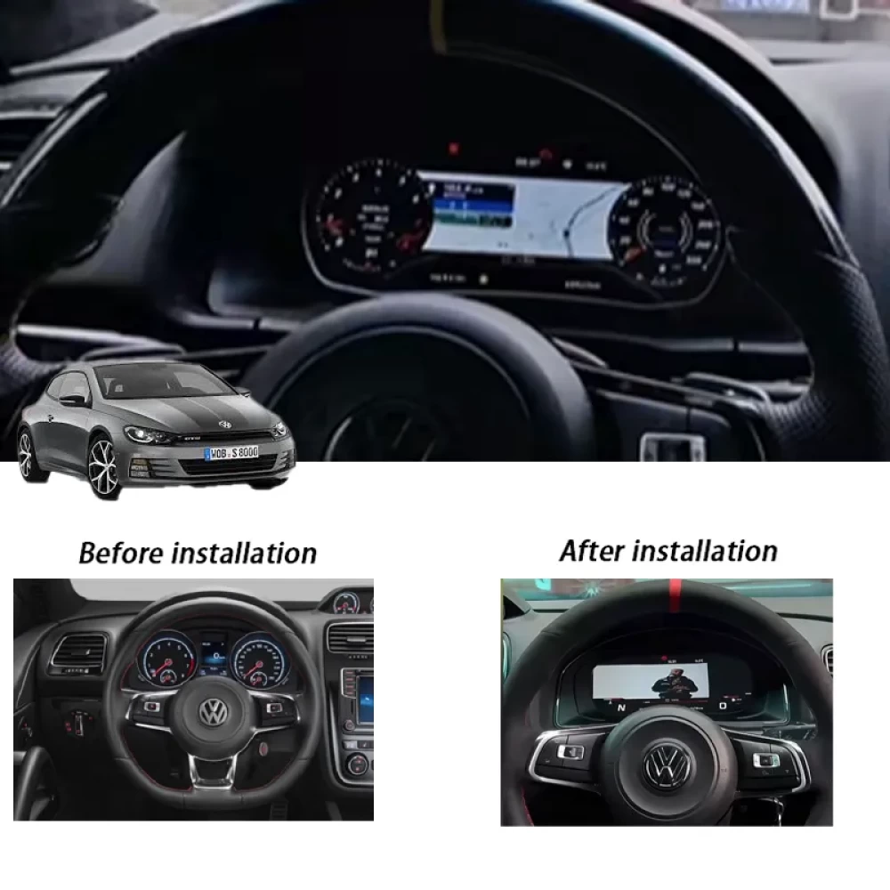 Volkswagen Scirocco & Eos Dijital Gösterge Paneli - 10.25 İnç