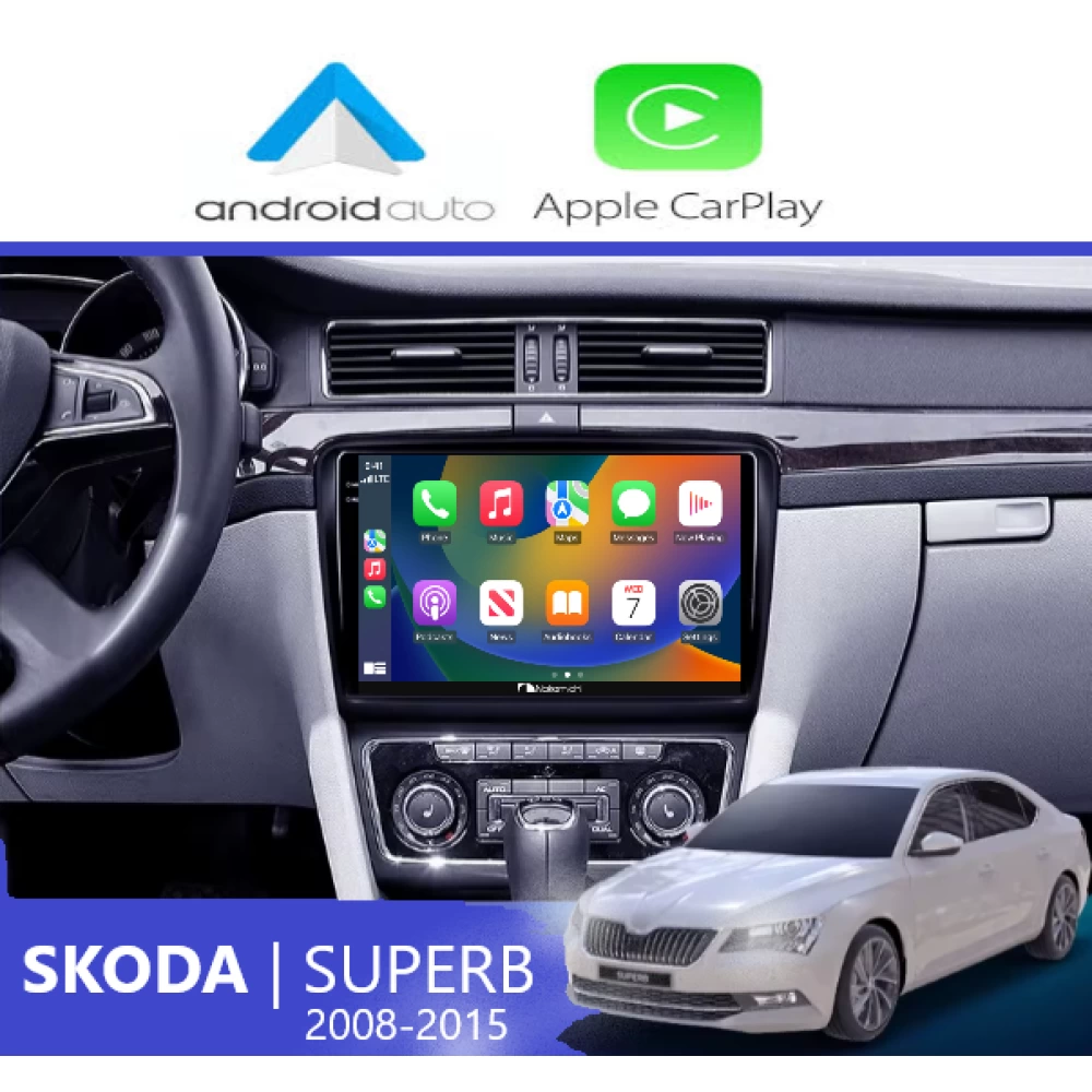 Skoda Superb (2008-2015) | 9 İnç Android Multimedya ve Navigasyon Sistemi