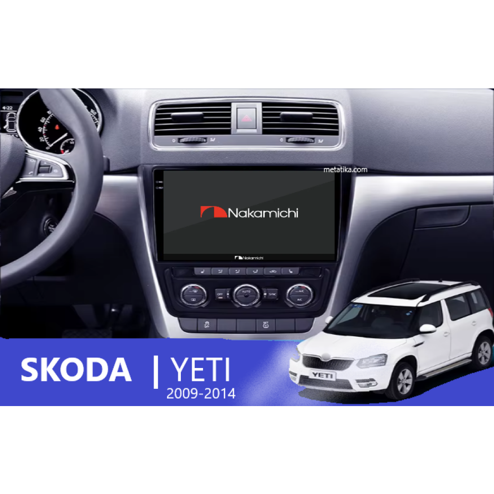 Skoda Yeti (2009-2014) | 10.1 İnç Android Multimedya ve Navigasyon Sistemi