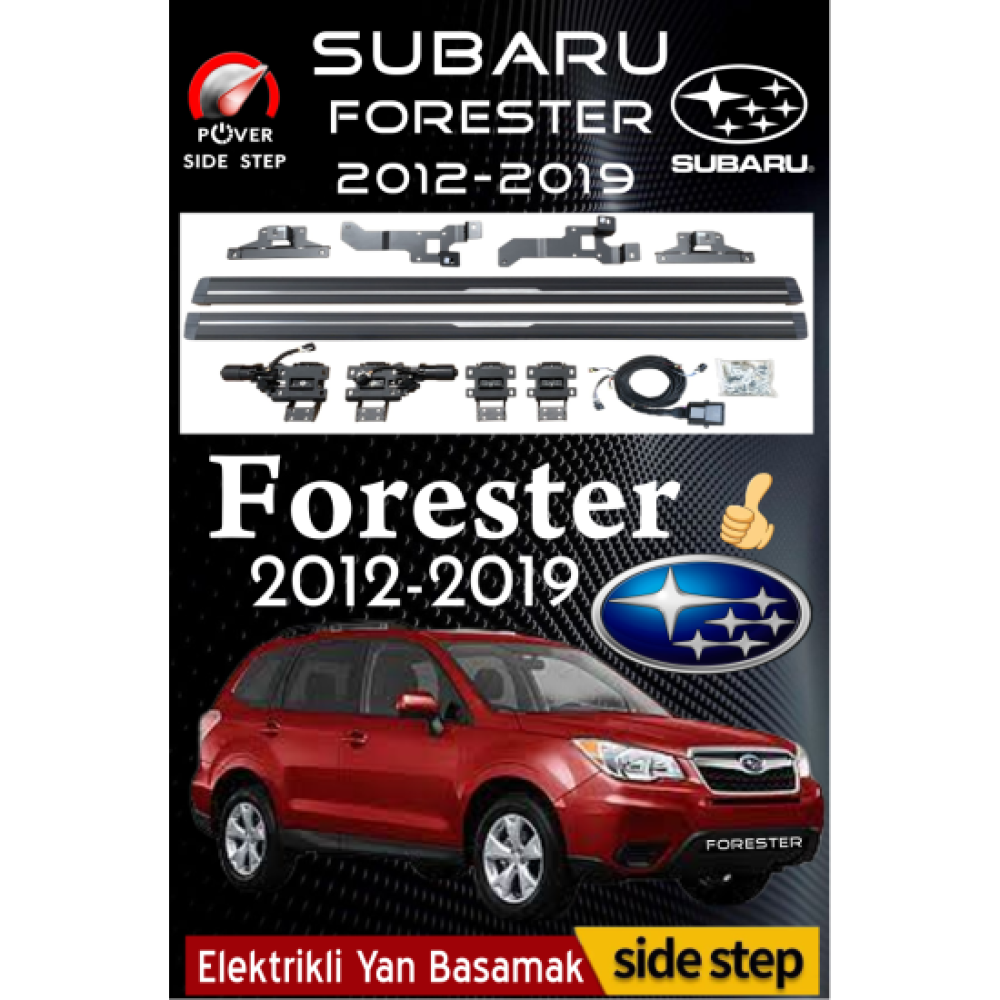 Subaru Forester Elektrikli Yan Basamak 2012-2019