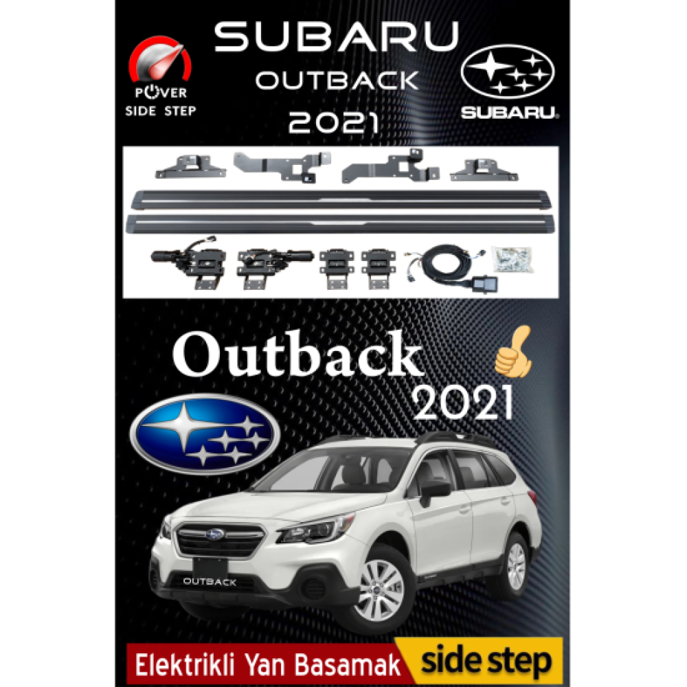 Subaru Outback Elektrikli Yan Basamak 2021