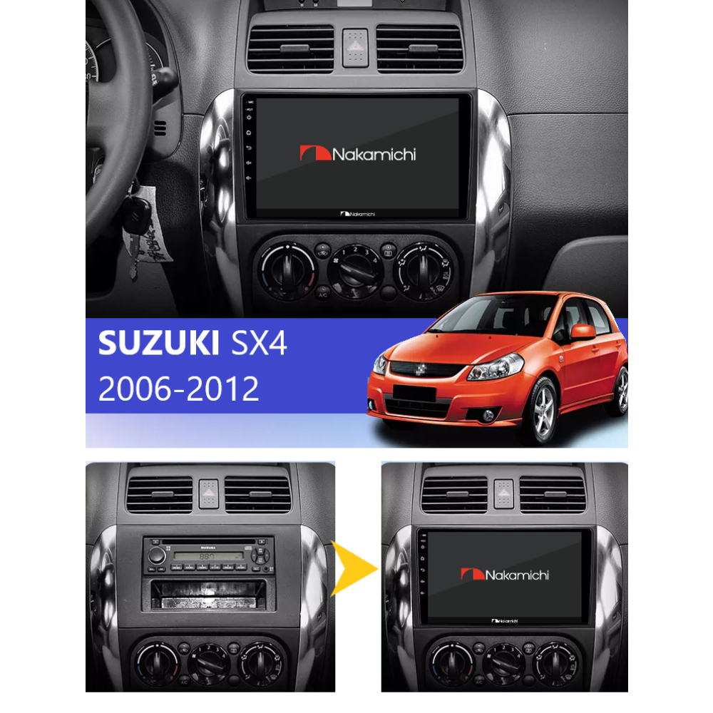 Suzuki SX4 (2006-2012) | Android Multimedya Navigasyon Sistemi