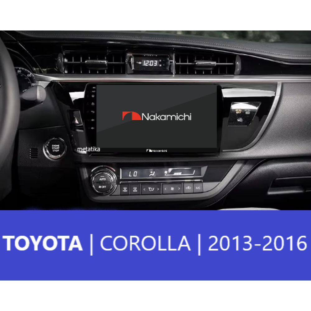 Toyota Corolla (2013-2016) | 10.1 İnç Android Multimedya Navigasyon Sistemi