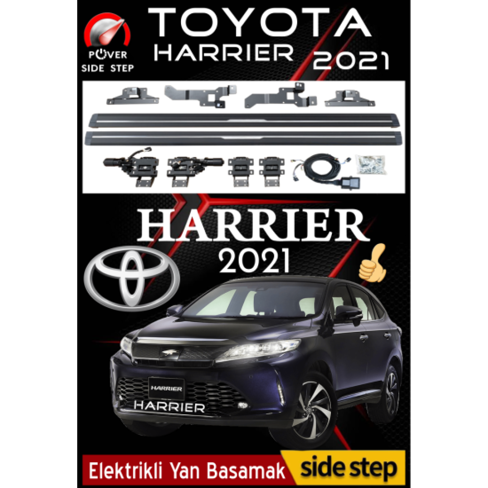 Toyota Harrier Elektrikli Yan Basamak 2021