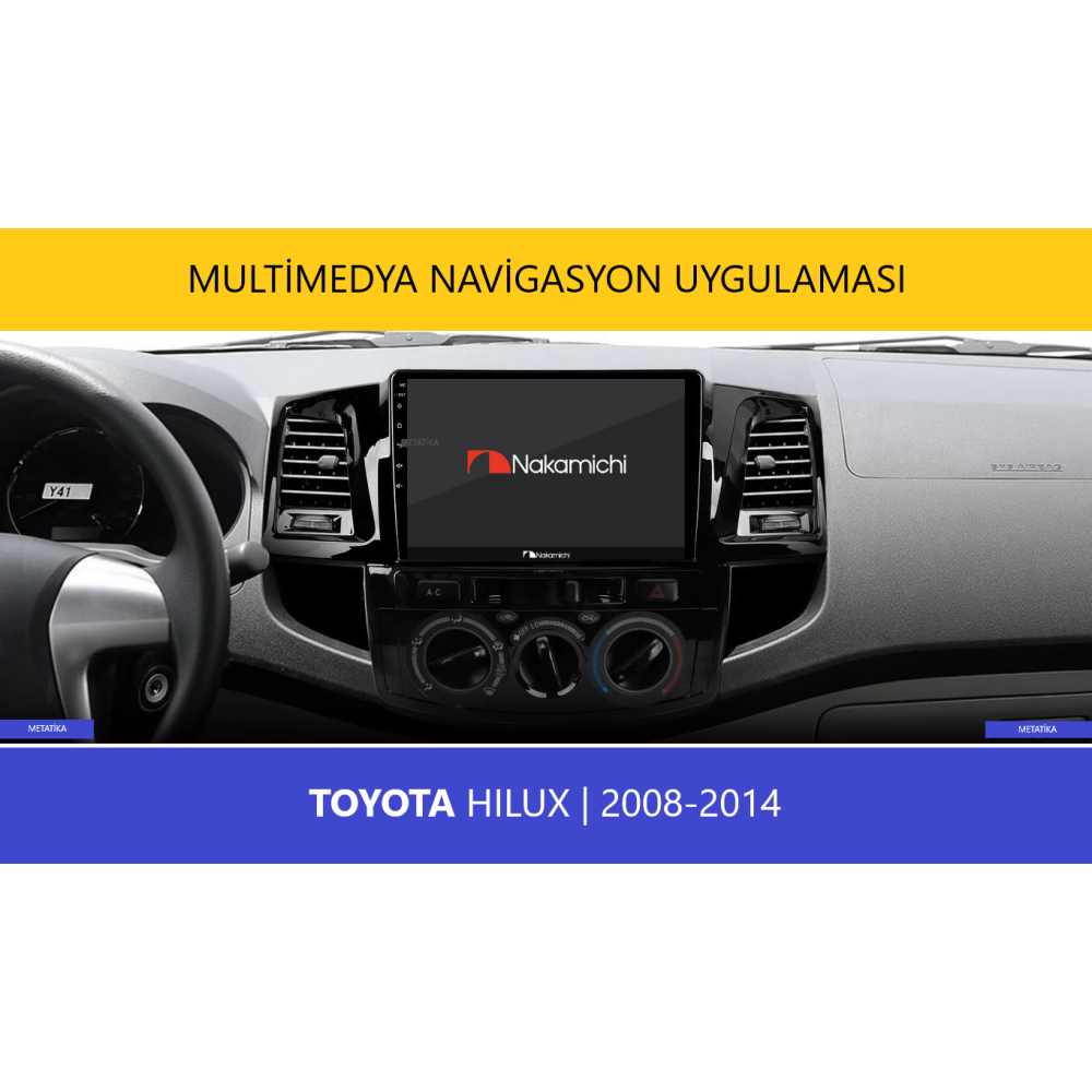 Toyota Hilux (2008-2014) | Android Multimedya Navigasyon Sistemi
