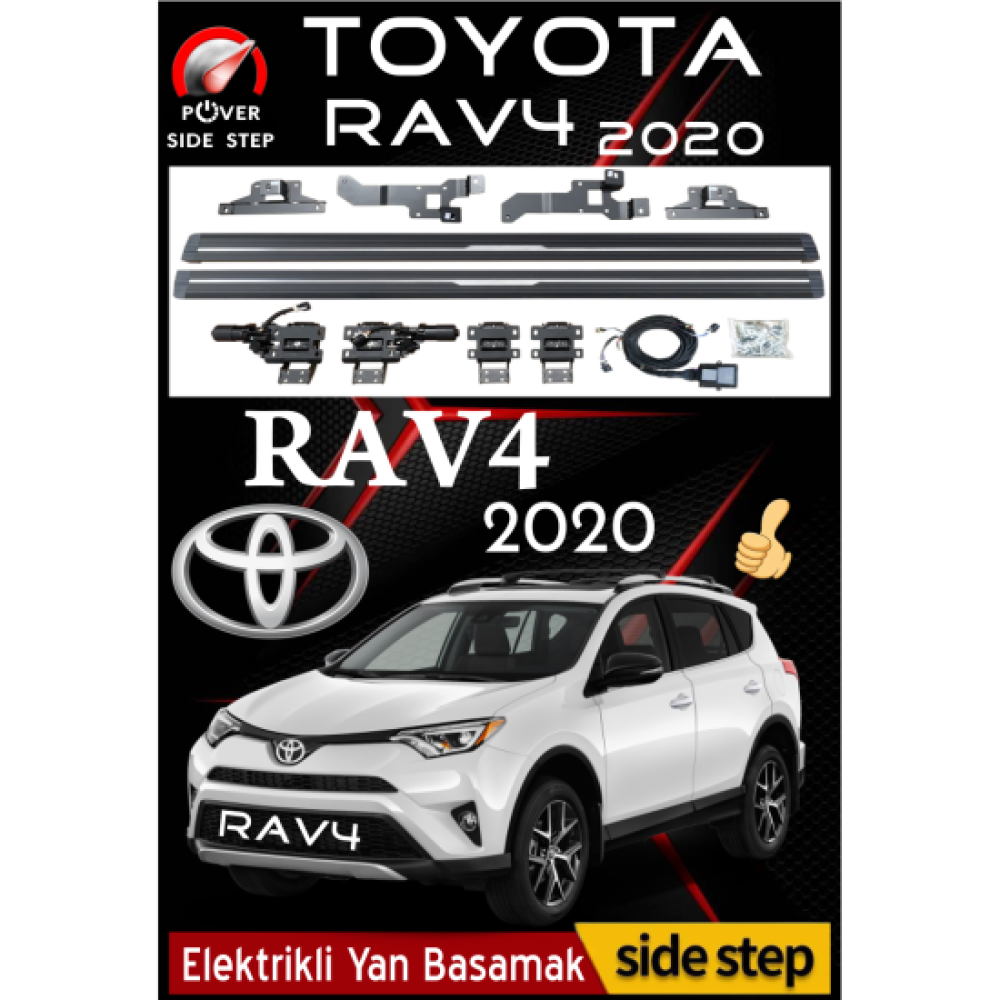 Toyota RAV4 Elektrikli Yan Basamak 2020