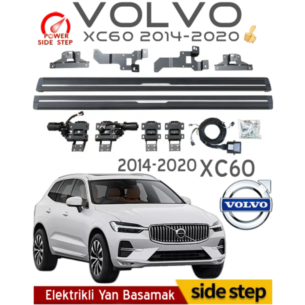Volvo XC60 Elektrikli Yan Basamak 2014-2020