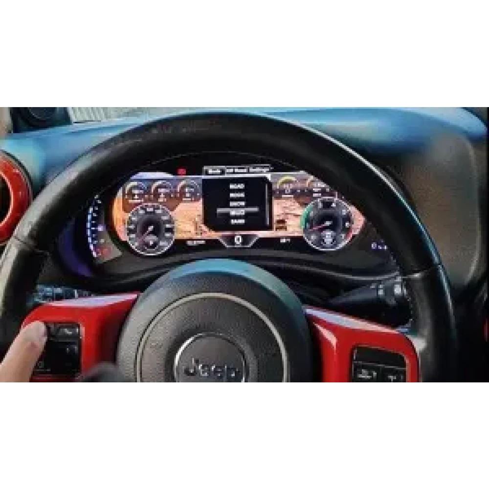 Jeep Wrangler 12.3 inch Dijital LCD Gösterge Paneli 2011-2017