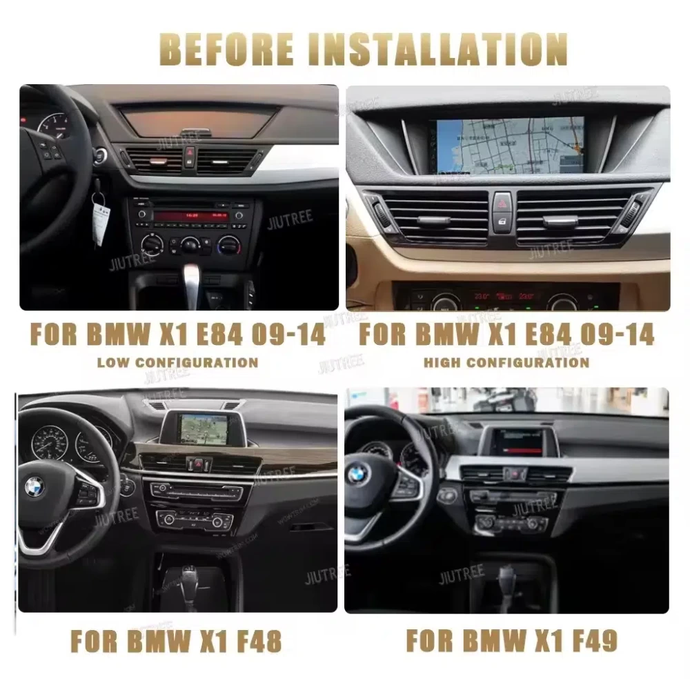 BMW X1 E84 Android Multimedya Sistemi - 10.25 / 12.3 İnç IPS Ekran (2009-2015)