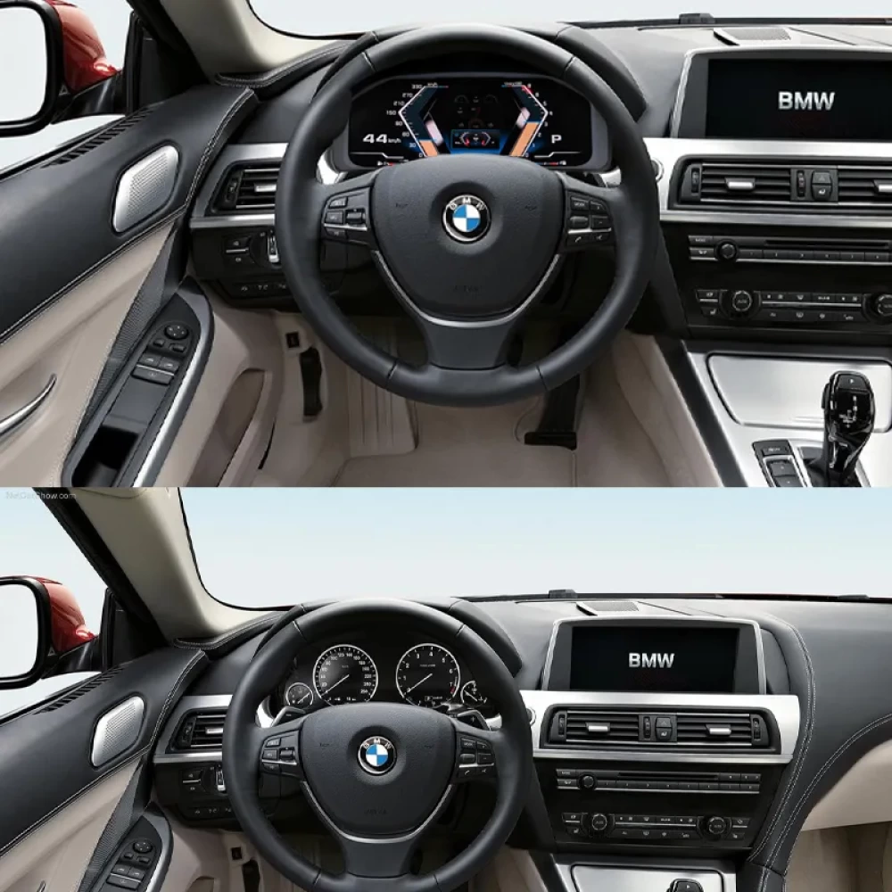 BMW 6 Serisi F12 Hayalet Gösterge - 12.3 İnç Dijital Dashboard (2010–2018 Cabrio)